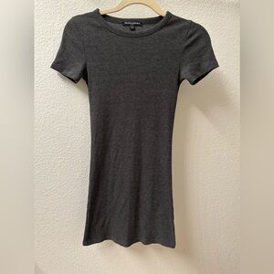 Brandy Melville Women’s Bodycon Mini Dress - Dark Grey - One Size